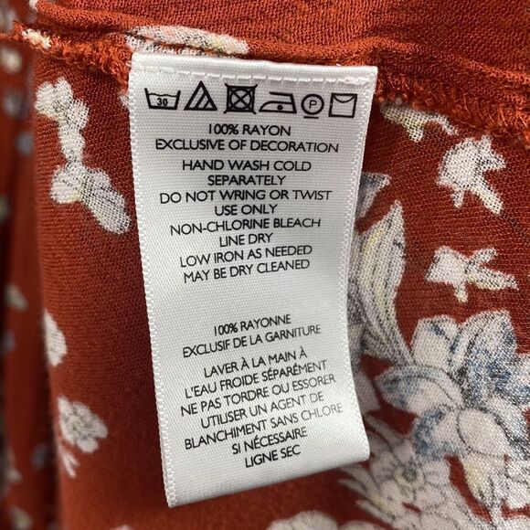 Urban Outfitters Floral Boho Cottagecore Mini Dress Off Shoulder Smocked Size L - Picture 14 of 15